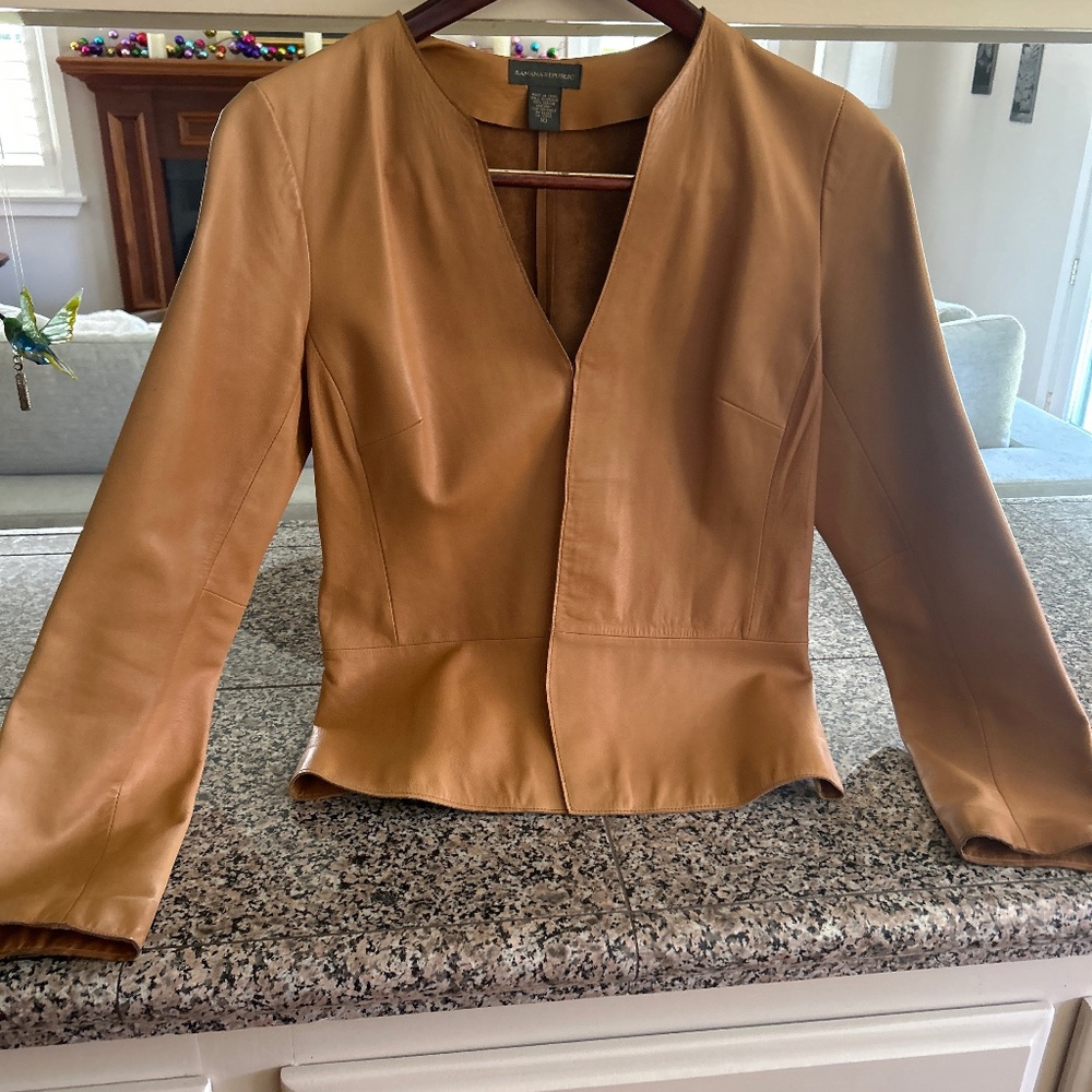 Leather jacket